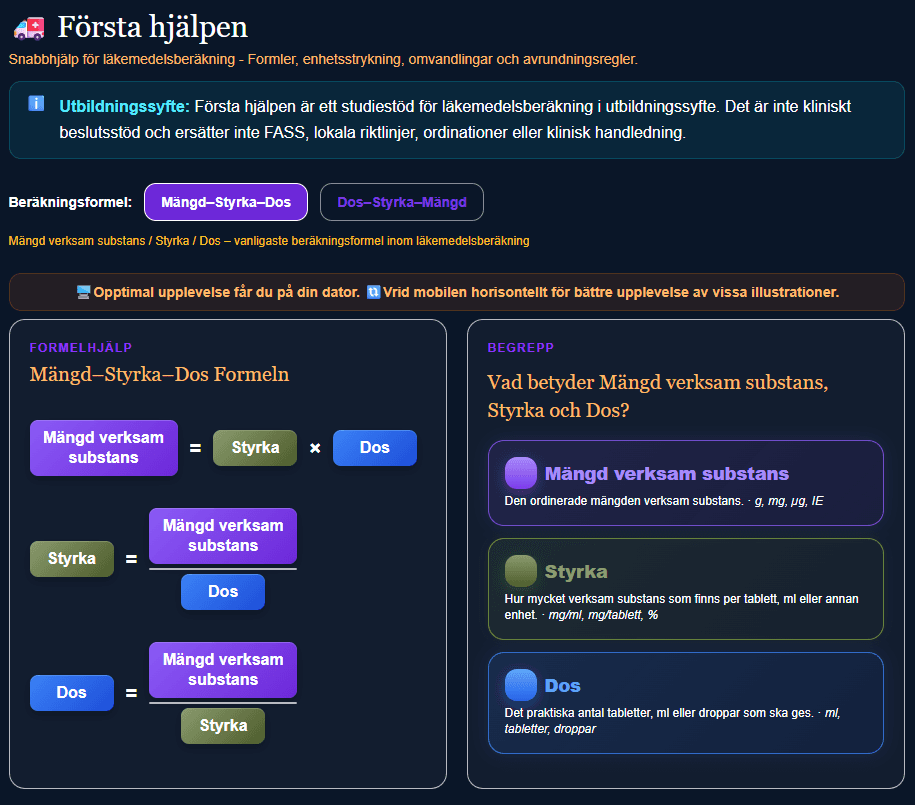 Första hjälpen